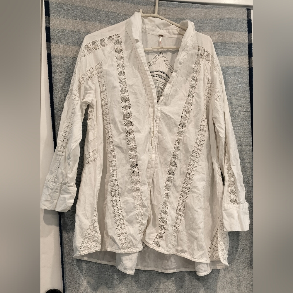 White Lace Women's Top